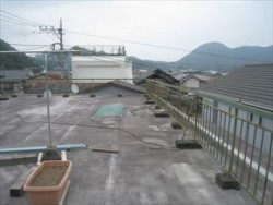 沼津市屋上防水前状況