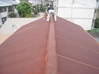 倉庫屋根計測