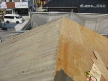 既存屋根撤去