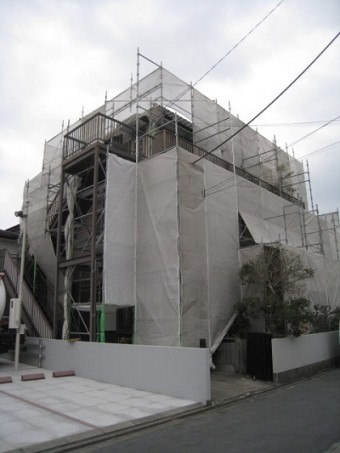 全体足場