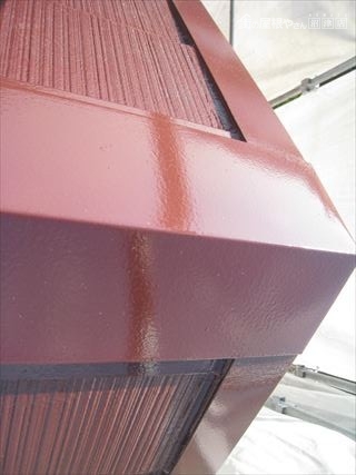 施工後の棟板金