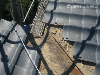 既存銅板撤去