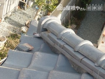 裾野市和瓦のし瓦外れ
