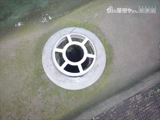 排水口ひび割れ