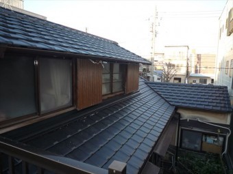 沼津市 平瓦に葺き替え