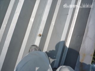 鋲の錆
