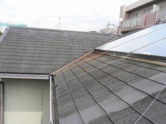 長泉町 コロニアル屋根塗装前