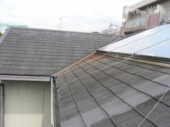 長泉町 コロニアル屋根塗装前