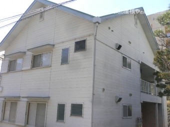 熱海市木造アパート塗装劣化