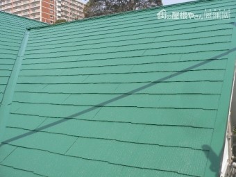 熱海市木造アパート屋根塗装