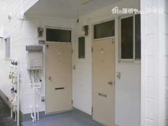 熱海市アパート塗装仕上がり
