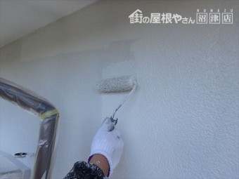 長泉町平屋上塗り塗布