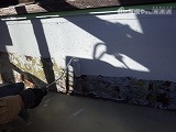 防水立ち上がり塗布