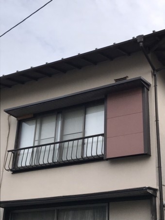 霧除け完成