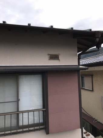 霧除け完成