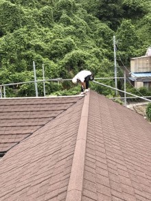 沼津市コロニアル屋根重ね