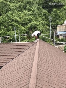 沼津市コロニアル屋根重ね
