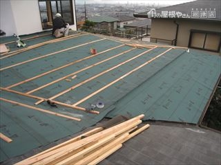 防水シートルーフィング