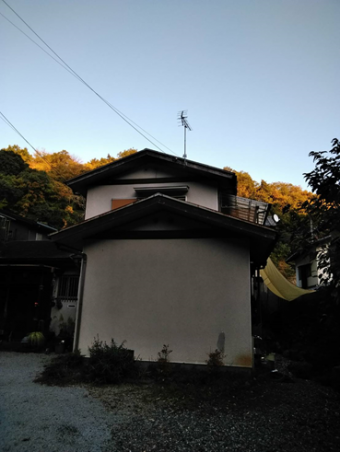 函南町台風ベランダ
