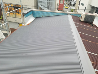沼津台風トタン屋根施工後