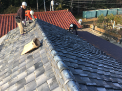 沼津瓦屋根葺き替え