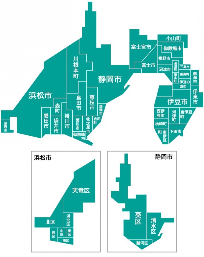 静岡県地図