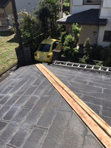 沼津市棟下地貫板設置