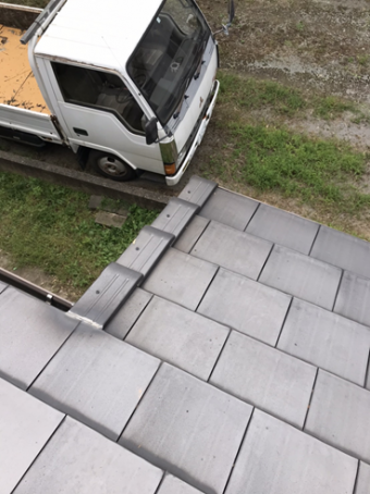 沼津ケラバ葺き直し後
