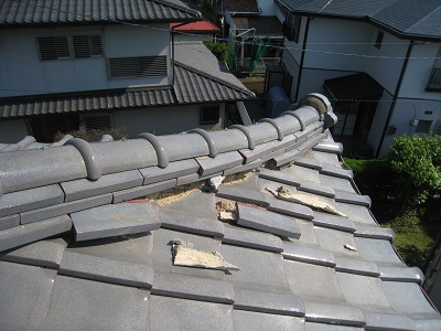 崩れた棟2