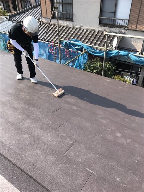 伊豆の国市　屋根掃除