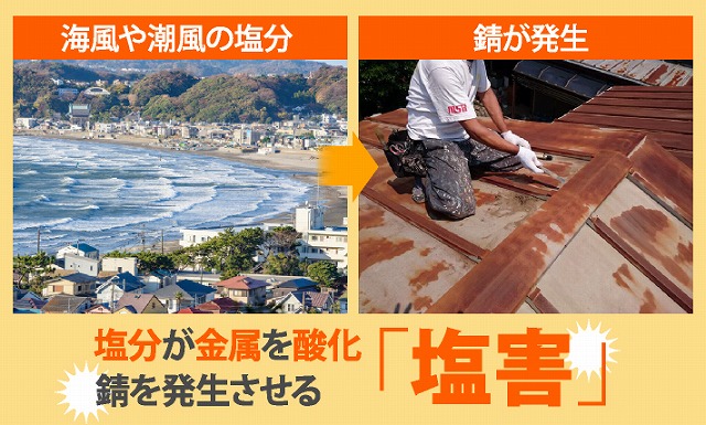 沼津市で外壁・屋根のサビや色褪せを調査！塩害対策のメンテナンスを開始！