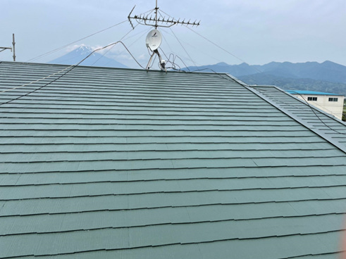 富士市屋根塗装完工