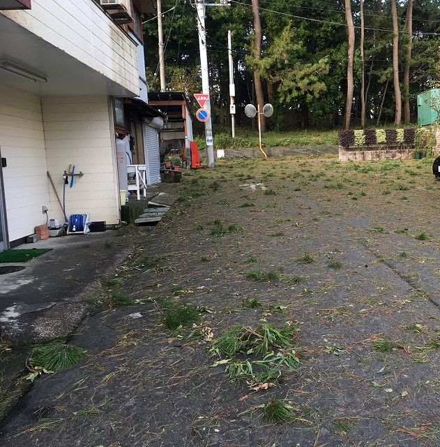 沼津市で台風通過後のお住まいの様子
