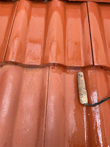 沼津雨漏り屋根部分塗装
