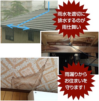 雨仕舞重要性